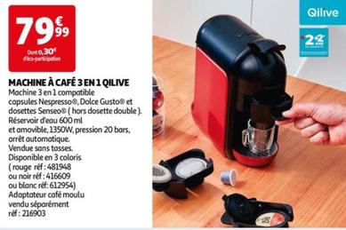 Qilive - Machine A Cafe 3 En 1
