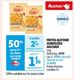 Auchan - Frites Au Four Surgelées