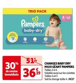 Changes Baby Dry Maxi Géant