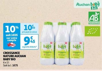 Auchan - Croissance Nature Baby Bio