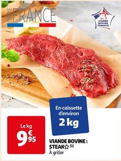 viande bovine: steak