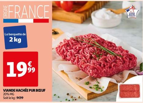 Viande Hachée Pur Bœuf