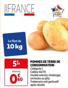 Pommes De Terre De Consommation