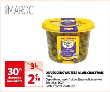 Croc Frais - Olives Denoyautees L'ail