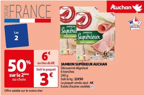 Auchan - Jambon Supérieur