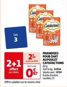 Catisfactions - Friandises Pour Chat Au Poulet