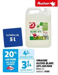 Auchan - Vinaigre Alcool Blanc