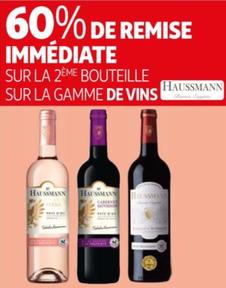 haussmann - sur la gamme de vins