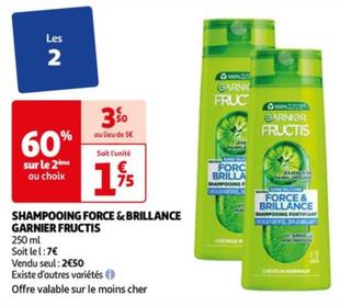 shampooing force & brillance fructis