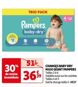 changes baby dry maxi géant