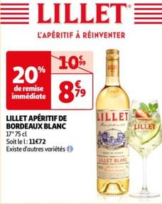 Maison Lillet- Péritif De Bordeaux Blanc