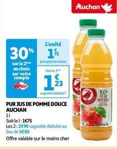 Auchan - Pur Jus De Pomme Douce