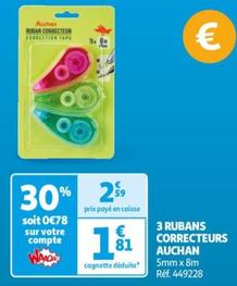 Auchan - 3 Rubans Correcteurs