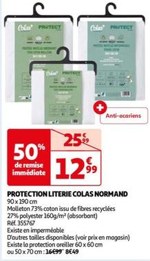 colas normand - protection literie