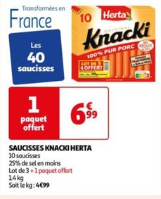 Saucisses Knacki