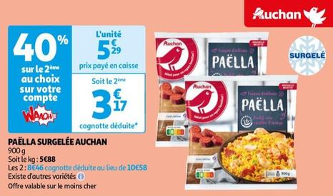 Auchan - Paella Surgelee