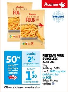 Auchan - Frites Au Fou Surgelees