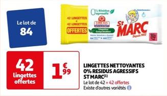 Lingettes Nettoyantes 0% Residus Agressifs