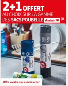 Auchan - Au Choix Sur La Gamme Des Sacs Poubelle