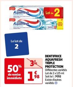 Dentifrice Triple Protection