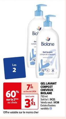 Biolane - Gel Lavant Corps Et Cheveux