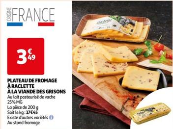 Plateau De Fromage A Raclette A La Viande Des Grisons