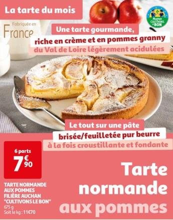 Auchan - Tarte Normande Aux Pommes Filière "cultivons Le Bon"