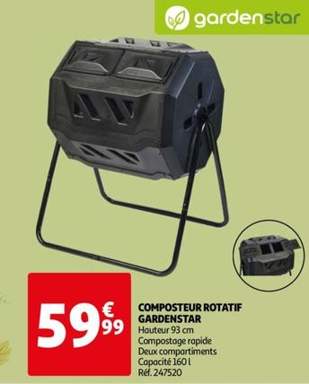 Gardenstar - Composteur Rotatif