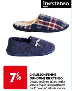 Inextenso - Chausson Femme Ou Homme