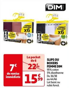 Slips Ou Boxers Femme