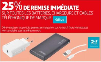 Qilive - Sur Toutes Les Batteries, Chargeurs Et Câbles Téléphonique