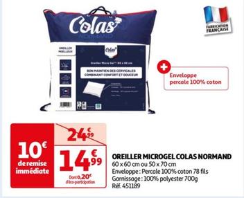 Colas Normand - Oreiller Microgel