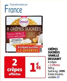 Dessaint - Crepes Sucrees Vanille