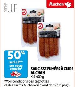 Auchan - Saucisse Fumees A Cuire