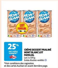 Creme Dessert Praline Lot Familial