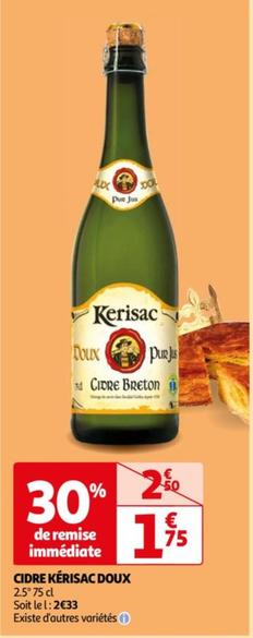 Kerisac - Cidre Kérisac Doux