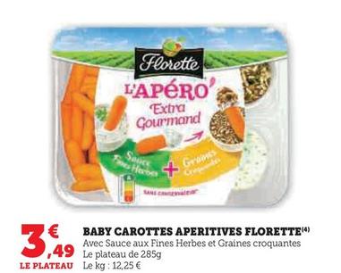 baby carottes aperitives