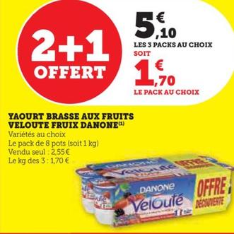 Yaourt Brasse Aux Fruits Veloute Fruix