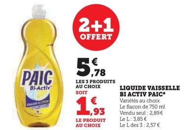 Liquide Vaisselle Bi Activ