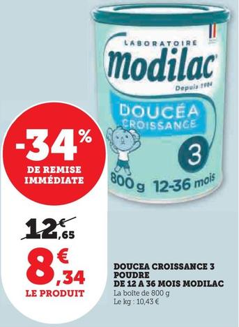Modilac - Doucea Croissance 3 Poudre De 12 A 36 Mois