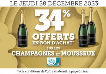 En Bon D'achat Sur Les Champagnes Et Mousseux