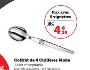 Coffret De 4 Cuilleres Moka