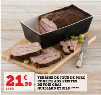 Quillard Et Fils - Terrine De Joue De Porc Confite Aux Pépites De Foie Gras