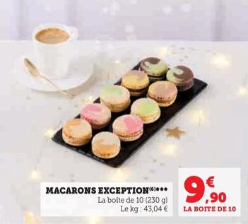 Macarons Exception