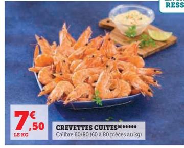 crevettes cuites