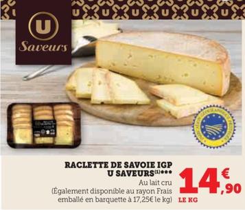U Saveurs - Raclette De Savoie Igp