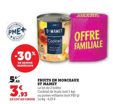 Fruits En Morceaux