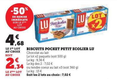 Biscuits Pocket Petit Ecolier