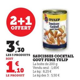 Tulip Saucisses Cocktail Gout Fume