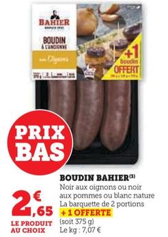 Bahier - Boudin